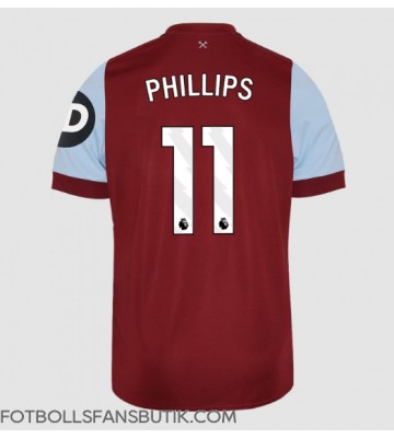 West Ham United Kalvin Phillips #11 Replika Hemmatröja 2023-24 Kortärmad